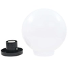 Led lamps, ball-shaped, 4pcs., Spherical, 25cm, pmma