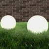 Led lamps, ball-shaped, 4pcs., Spherical, 40cm, pmma