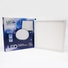 LED opbouw vierkant met wit aluminium frame 190x190mm 18W 1620lm 3000K IP44 2 jaar garantie