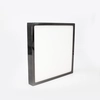 LED opbouw vierkant met zwart glanzend chroom afgewerkt aluminium frame 190x190mm 18W 1620lm 3000K IP44 2 jaar garantie