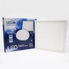 LED повърхностен квадрат с бяла алуминиева рамка 190x190mm 18W 1620lm 3000K IP44 2 години гаранция