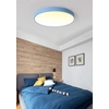 LEDsviti Blauw LED plafondpaneel 400mm 24W warm wit met sensor (13878)