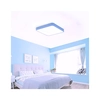 LEDsviti Blauw LED plafondpaneel 400x400mm 24W warm wit met sensor (13880)