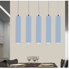 LEDsviti Blue LED hanging thin lamp 5W 30cm 4000K (12962)