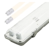 LEDsviti Corpo de LED fluorescente 150cm + 2x LED fluorescente 20W branco quente 4600lm (2915) + 2x LED fluorescente 20W branco quente 4600lm