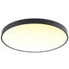 LEDsviti Črna stropna LED plošča 400mm 24W toplo bela s senzorjem (13874)