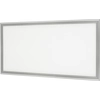 LEDsviti Dimmable silver ceiling LED panel 600x1200mm 72W warm white (472) + 1x dimmable source