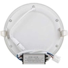 LEDsviti Dimmable white circular built-in LED panel 175mm 12W warm white (6750) + 1x dimmable source