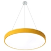 LEDsviti Hangend Geel design LED paneel 500mm 36W warm wit (13165) + 1x Draad voor ophangpanelen - 4 draadset