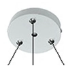 LEDsviti Hangend Roze design LED paneel 600mm 48W dag wit (13170) + 1x Draad voor ophangpanelen - 4 draadset