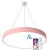 LEDsviti Hangend Roze LED-paneel 500mm 36W slimme CCT met controller (13208)