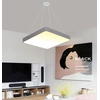 LEDsviti Hanging Gray Panou cu LED 400x400mm 24W alb cald (13159) + 1x Sârmă pentru panouri suspendate - 4 set de fire