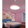 LEDsviti Hanging Pannello LED design rosa 600mm 48W bianco giorno (13170) + 1x Cavo per pannelli sospesi - set di cavi 4