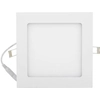 LEDsviti Himmennettävä valkoinen sisäänrakennettu LED-paneeli 175x175mm 12W päivä valkoinen (6757) + 1x himmennettävä lähde
