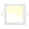 LEDsviti Himmennettävä valkoinen sisäänrakennettu LED-paneeli 225x225mm 18W lämmin valkoinen (6758) + 1x himmennettävä lähde