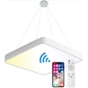 LEDsviti Κρεμαστό λευκό πάνελ LED 600x600mm 48W smart CCT με ελεγκτή (13206)