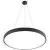 LEDsviti Κρεμαστό μαύρο πάνελ LED σχεδιαστή 400mm 24W ημέρα λευκό (13106)
