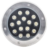 LEDsviti Lampada LED da terra mobile 18W bianco caldo (7824)