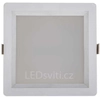 LEDsviti Lámpara de baño LED cuadrada 20W blanco cálido (918)