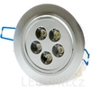 LEDsviti LED iebūvētais prožektors 5x 1W balts dienas laikā (161)