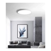 LEDsviti Μαύρο πάνελ LED οροφής 400mm 24W ζεστό λευκό με αισθητήρα (13874)
