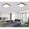 LEDsviti Μαύρο πάνελ LED σχεδιαστή 600x600mm 48W ζεστό λευκό (9743)