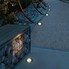 LEDsviti mobilā zemējuma LED lampa 12W silti balta 200mm (7822)