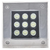 LEDsviti Mobilioji įžeminimo LED lemputė 9W šalta balta (7843)