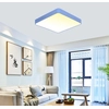 LEDsviti Modrý dizajnový LED panel 400x400mm 24W teplá biela (9799)