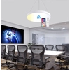 LEDsviti Painel de LED branco suspenso 400mm 24W CCT inteligente com controlador (13196)