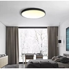 LEDsviti Painel de LED de design preto 400mm 24W branco quente (9723)