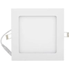 LEDsviti Panel LED incorporado blanco regulable 175x175mm 12W blanco cálido (7796) + 1x fuente regulable