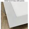 LEDsviti Panel LED incorporado blanco regulable 300x1200mm 48W día blanco (998) + fuente regulable 1x