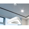 LEDsviti Panneau LED de plafond blanc triangle 36W blanc diurne (13045)