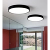 LEDsviti Panneau LED design noir 400mm 24W blanc chaud (9723)