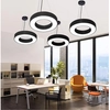 LEDsviti Pannello LED da soffitto nero circolare 48W bianco diurno (13041)