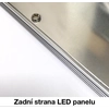 LEDsviti Panou LED de tavan argintiu reglabil 300x600mm 24W alb de zi (476) + 1x sursă reglabilă