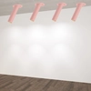 LEDsviti Pink LED lámpara delgada incorporada 5W 10cm 4000K (12979)