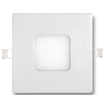 LEDsviti Pritemdomas baltas integruotas LED skydelis 90x90mm 3W šiltai baltas (2456)
