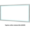 LEDsviti Stmívatelný stříbrný vestavný LED panel 600x1200mm 72W studená bílá (761) + 1x stmívatelný zdroj