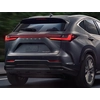 LEXUS NX II 2021+ bandă CROMĂ, capacul portbagajului din spate