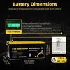 lifepo4 accumulateur, batterie 12V200Ah,IP 65