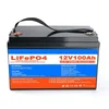 lifepo4 bateria do acumulador 12V100AHh