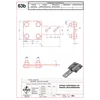 Lightning protection grounding holder for the mast, hoop wire