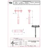 Lightning protection holder for hoop iron and wire Fi 12 L -350