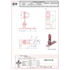 Lightning protection holder for sheet metal H-70mm. ZS