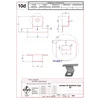 Lightning protection holder for ZU type hoop iron