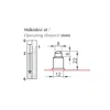 Limiteur de course avec bouton limiteur 1NO+1NC interrupteur de position avec bouton pression IP40