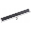 LINEAR DRAIN SLIM BLACK GLASS DRAIN 60 cm