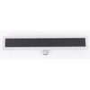 LINEAR DRAIN SLIM BLACK GLASS DRAIN 60 cm